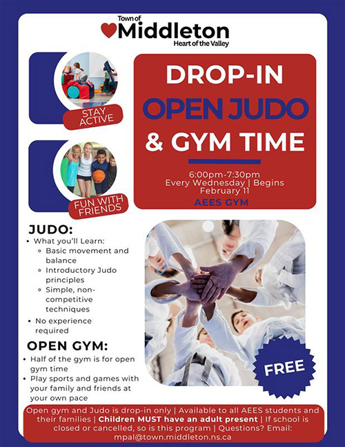 Drop in Judo Gym Time