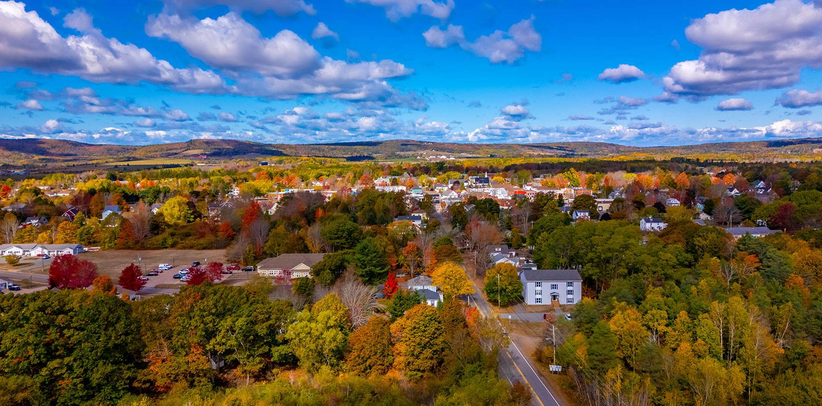 Pictou Harbour at Dusk - The Town Lights Gather at the Waters Edge